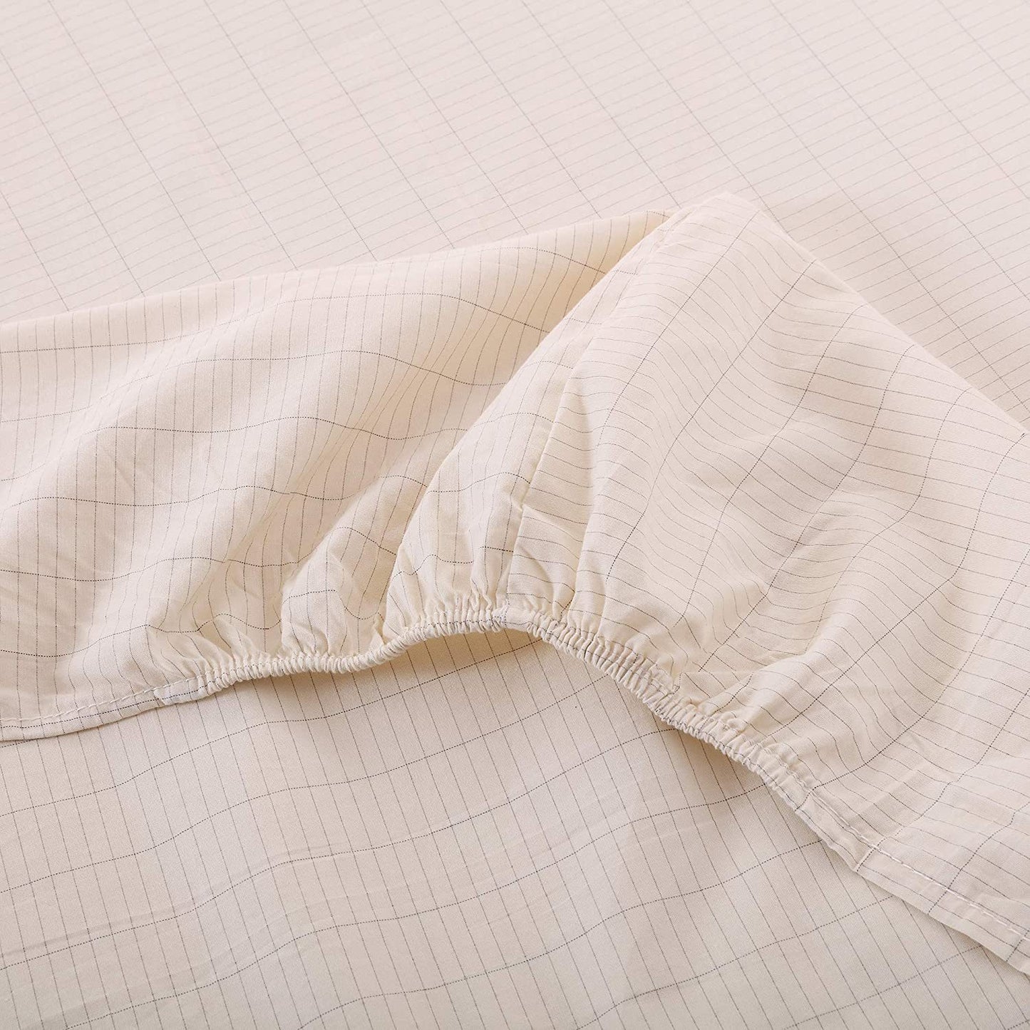 Organic Cotton Grounding Fitted Sheet + 2 Pillow Cases