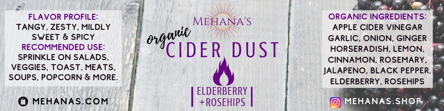 Elderberry + Rosehips Cider Dust