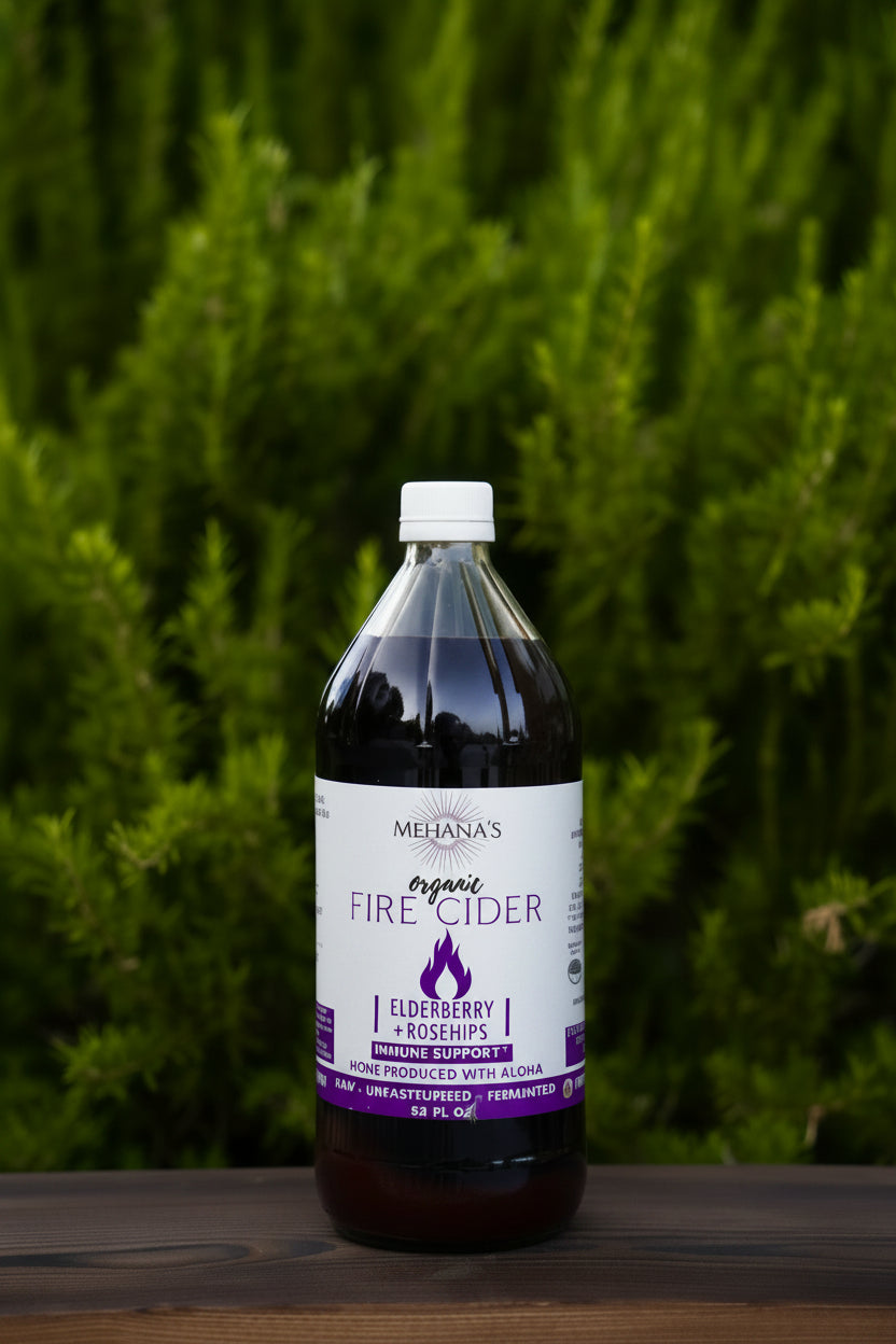 Elderberry + Rosehips Fire Cider