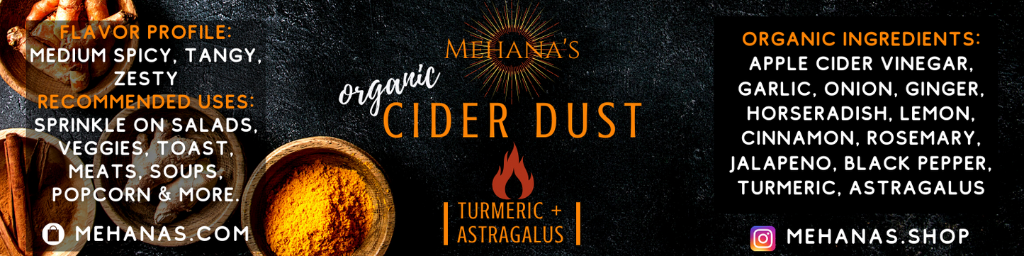 Turmeric + Astragalus Cider Dust